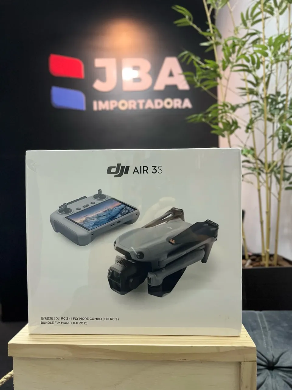 DJI Air 3S Fly More Combo - Drone Novo!