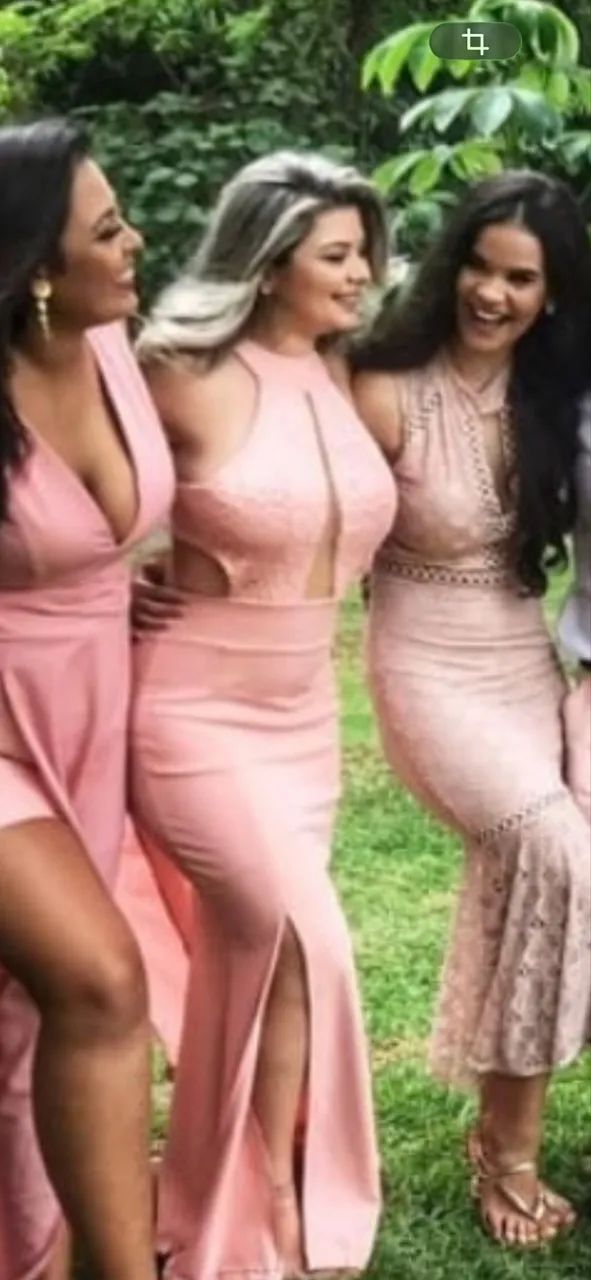 Vestido de festa - Rosa / Rosê - Foto 3