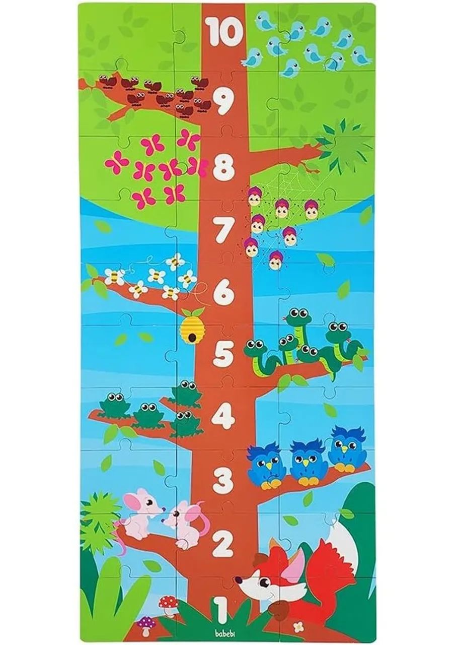 Divertido Quebra-Cabeça com os animais da floresta - Babebi - Foto 2