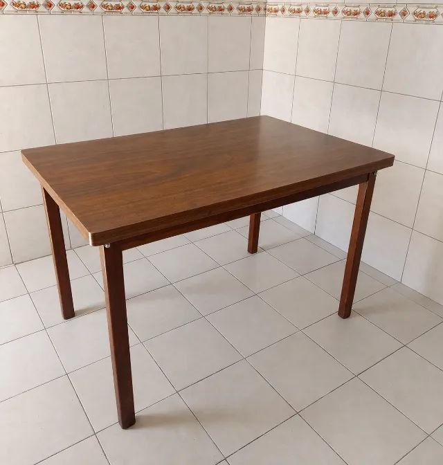Mesa de madeira 120x80cm - Foto 2
