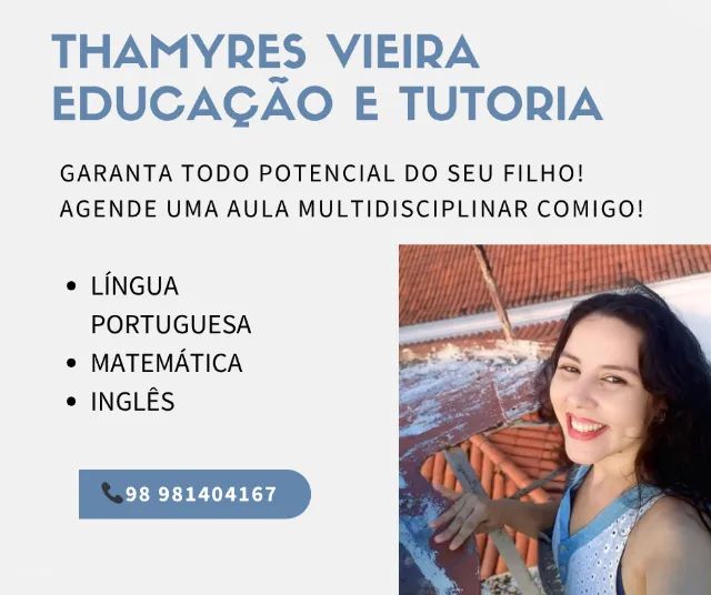 Professora Particular - Vou até a casa do aluno (inglês, matemática e português)
