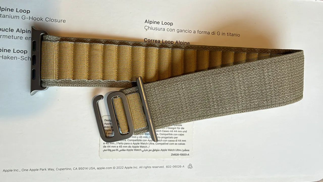 Pulseira Apple Watch Ultra alpine loop sálvia/sage original  - Foto 2