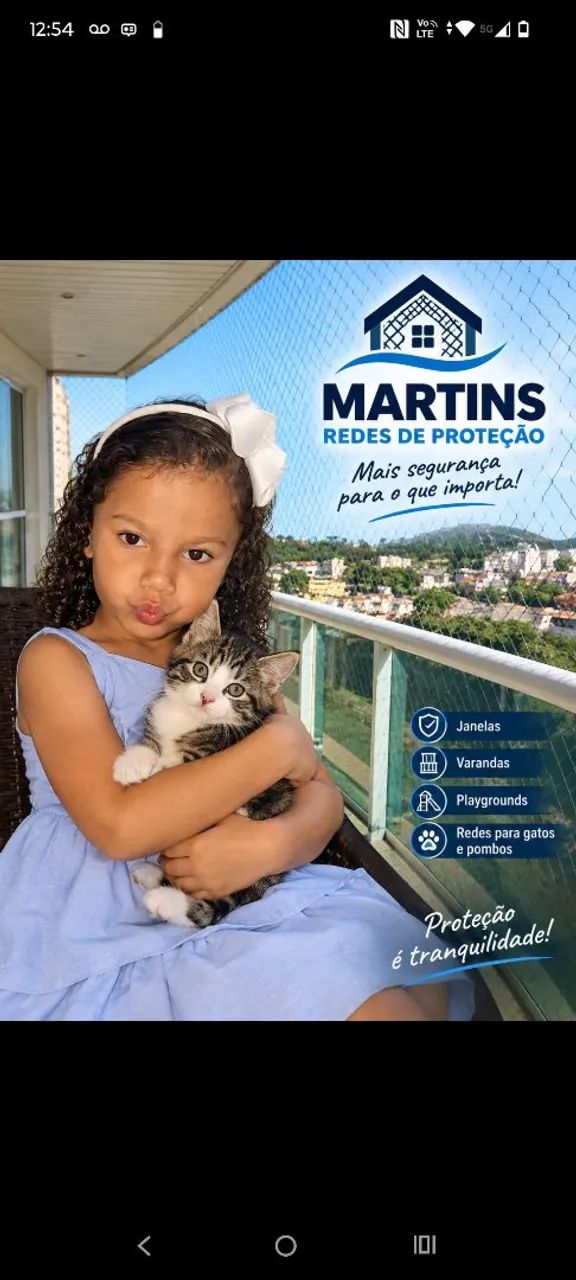 Redes de proteção para proteção de crianças e pets 