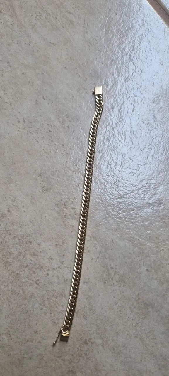 Pulseira de ouro 18k 750