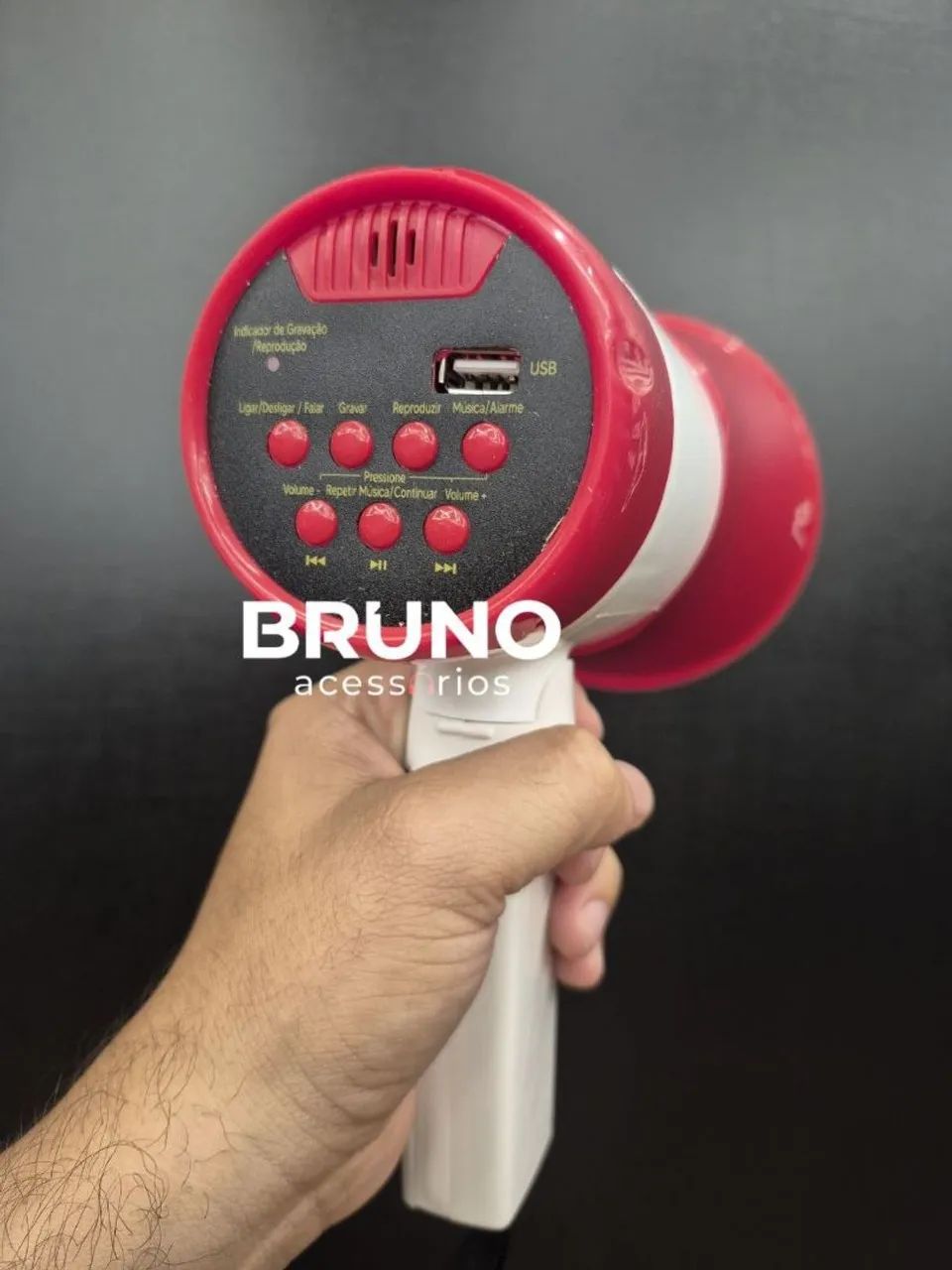 Megafone amplificador de Voz para comércio e avisos - Foto 2
