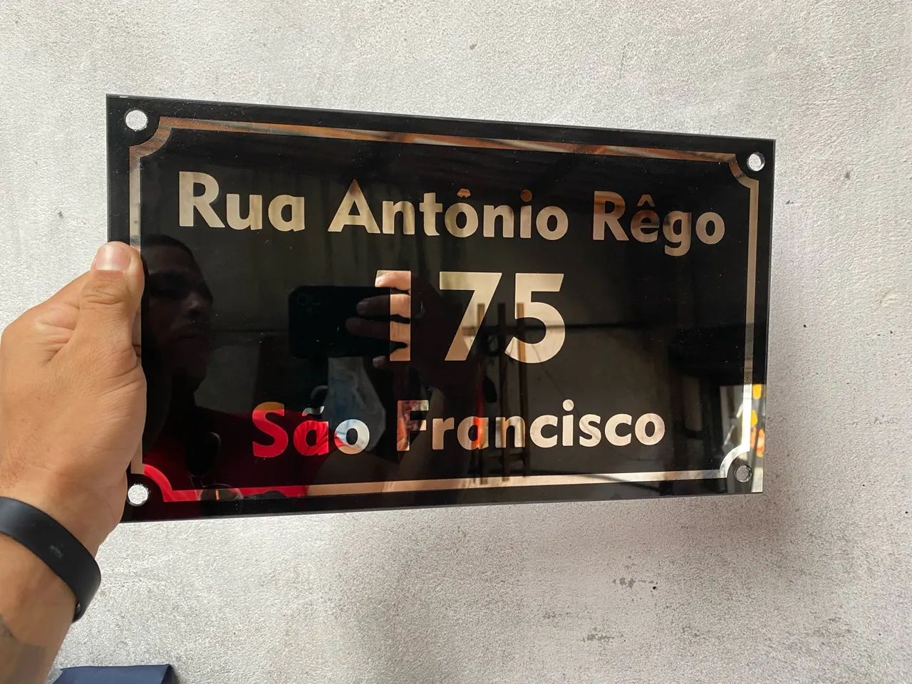 FABRICO PLACAS DE ENDEREÇO  - Foto 4