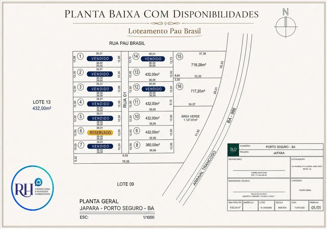 Terreno de 430 m² com escritura no Centro de Arraial dAjuda - Foto 3