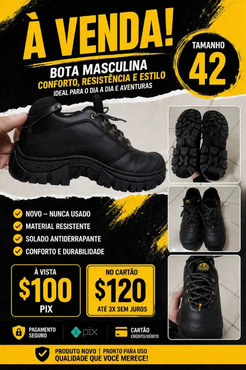 Botina masculina