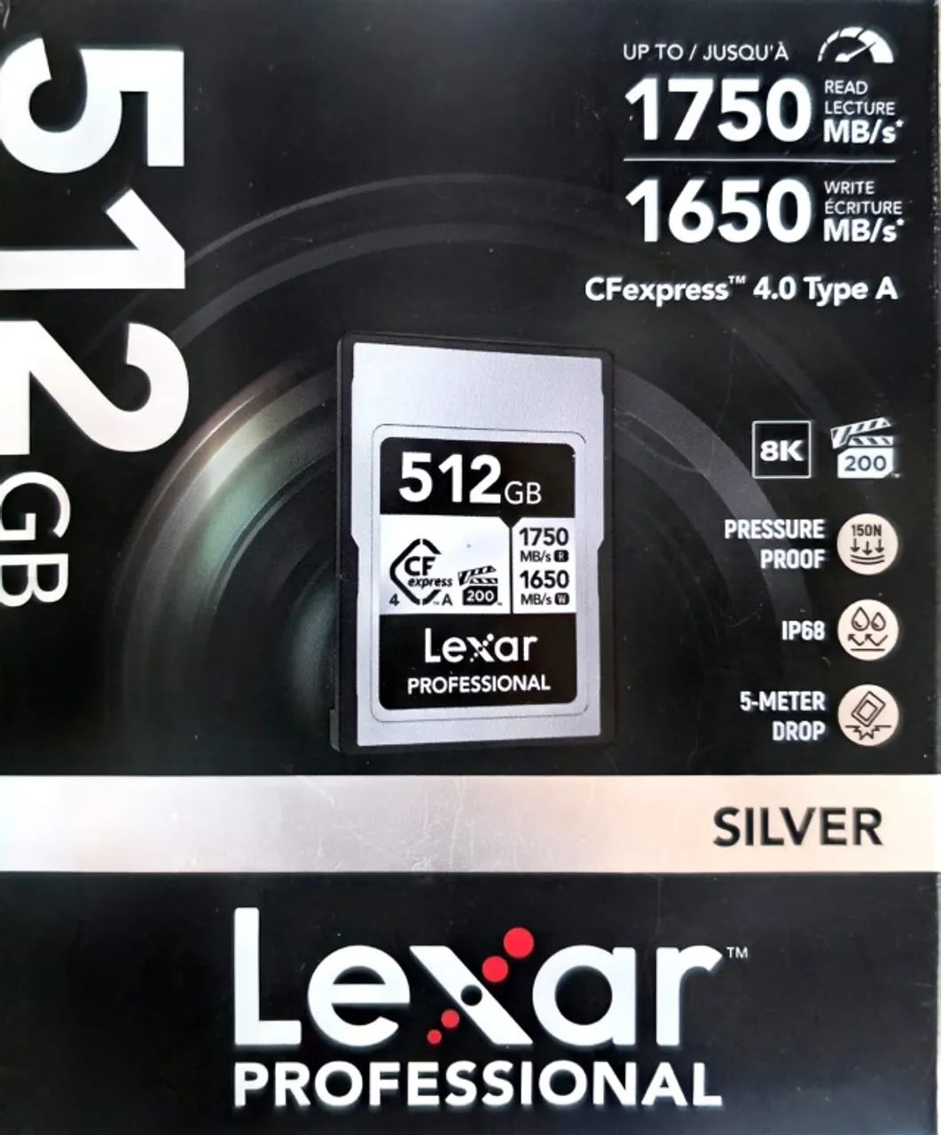 Cartão Lexar Cfexpress A 512gb - 1750mb/s - Silver - Foto 2
