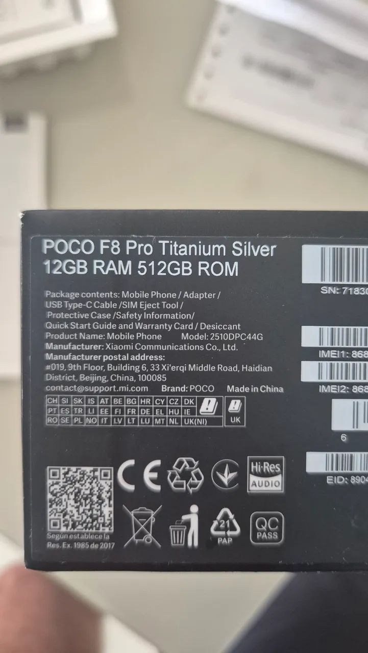 Celular POCO F8 PRO 512GB ZERO - Foto 2