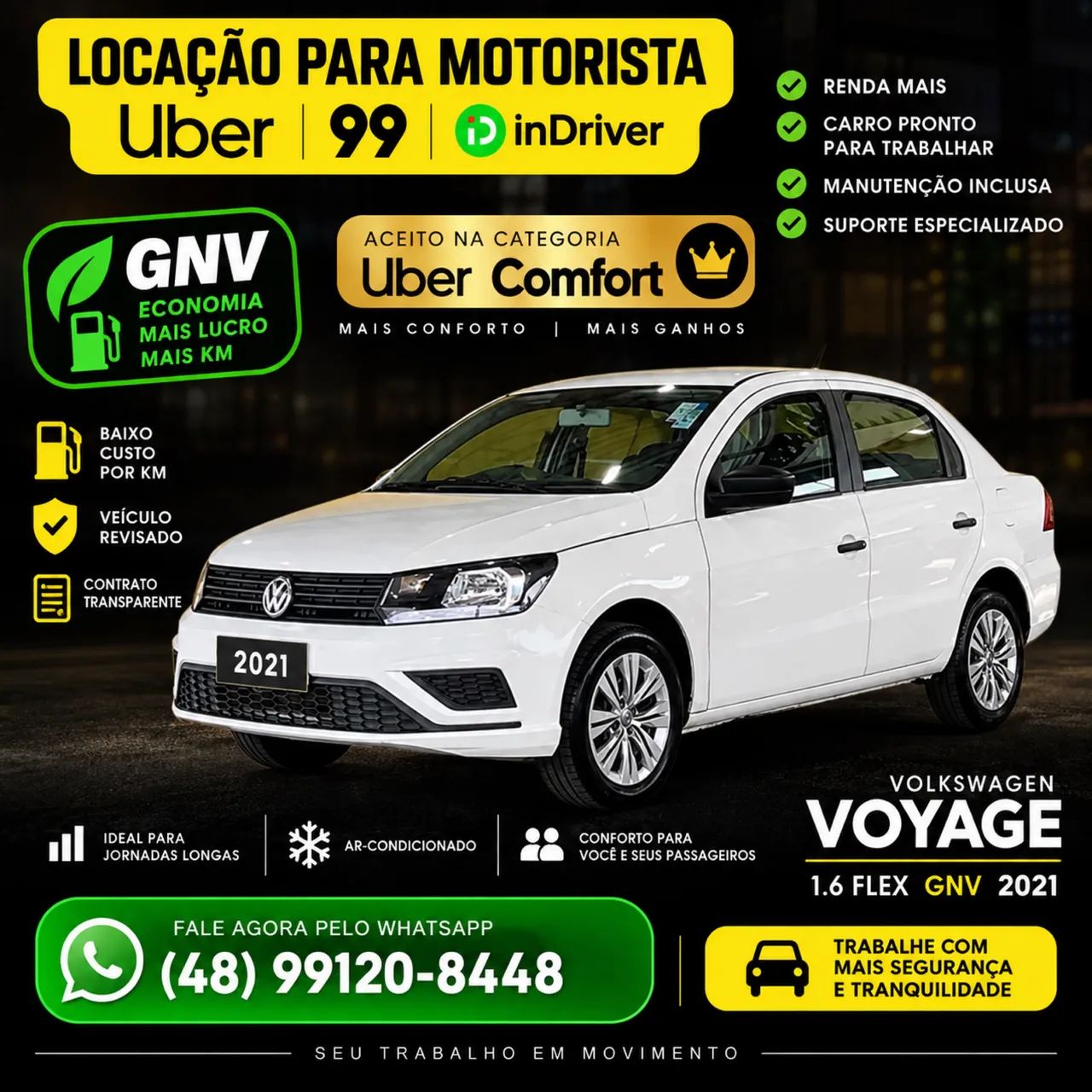 Alugo Voyage no GNV