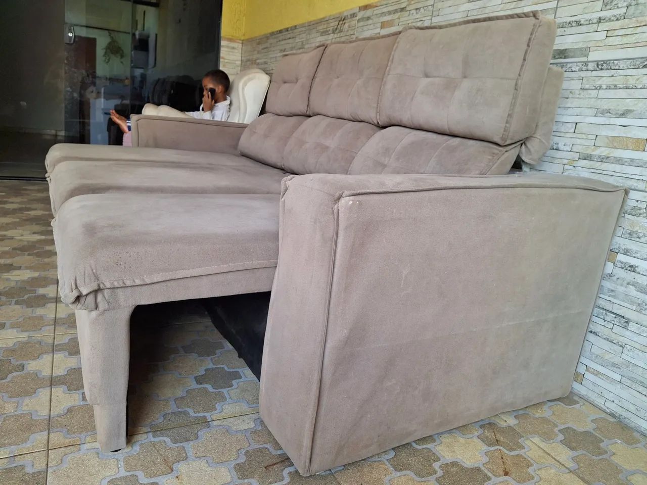 SOFÁ RETRÁTIL DE 3 LUGARES - Foto 2
