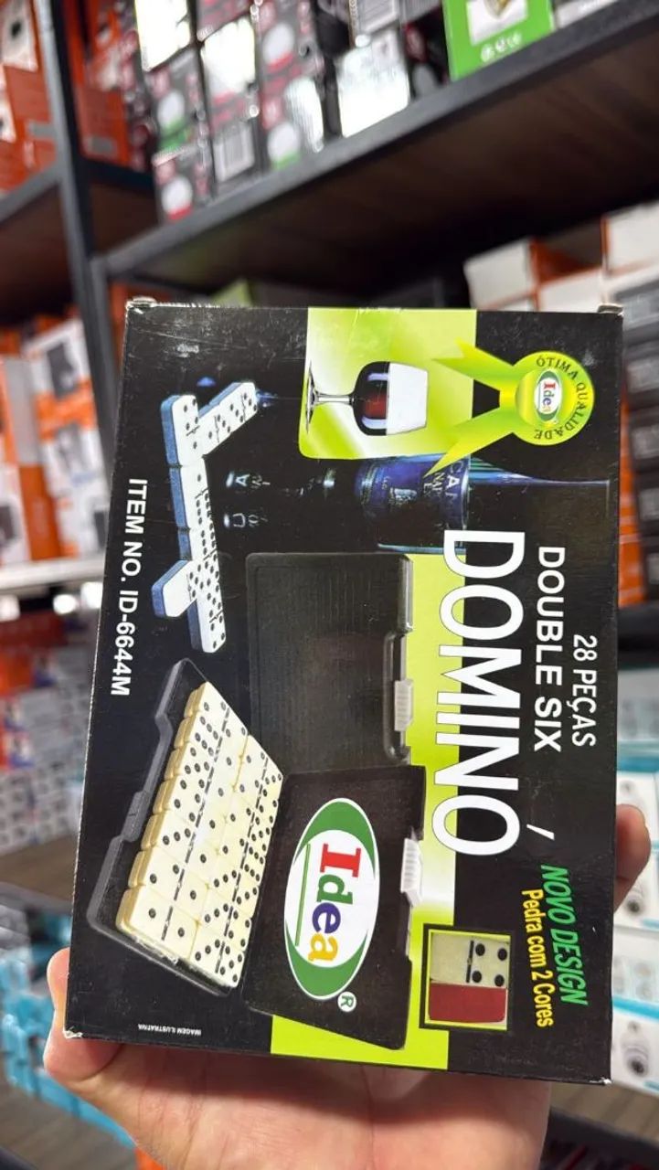 Dominó Double Six - 28 peças