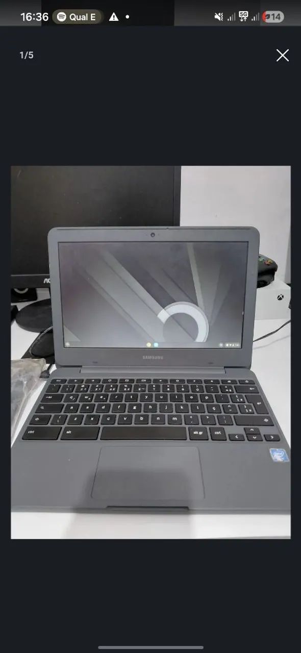 Notebook Chromebook Samsung 3 Intel SSD - Foto 4