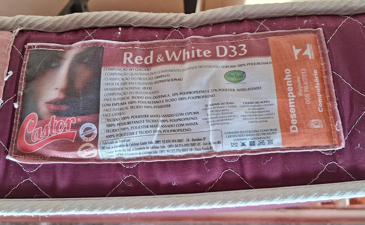 Cama casal Box Castor Densidade 33 - Foto 4