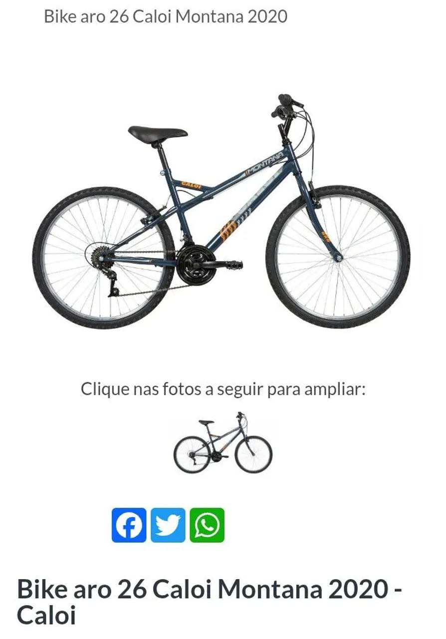 Bicicleta Caloi Montana  - Foto 2
