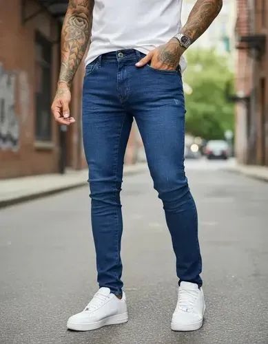 Calça jeans masculina 38 nova - com elastano 