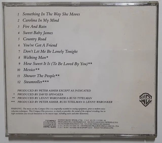 CD James Taylor - Best Sellers - Foto 2