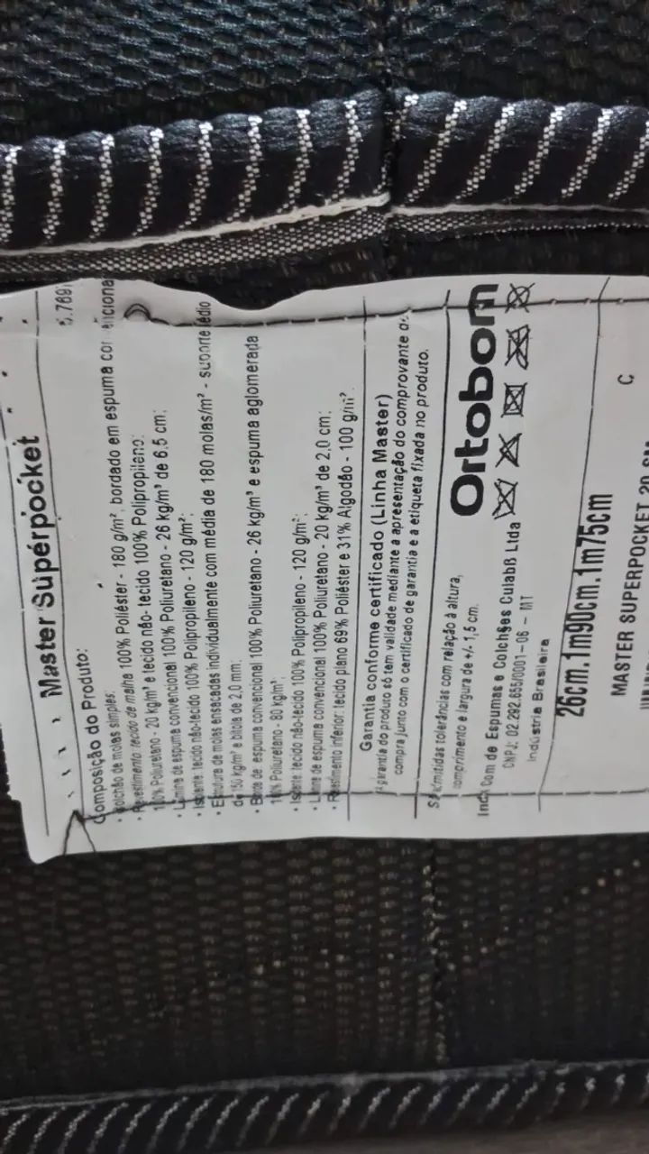 CAMA BOX + COLÇHÃO QUEEN  PERFEITA SEMINOVA - Foto 4