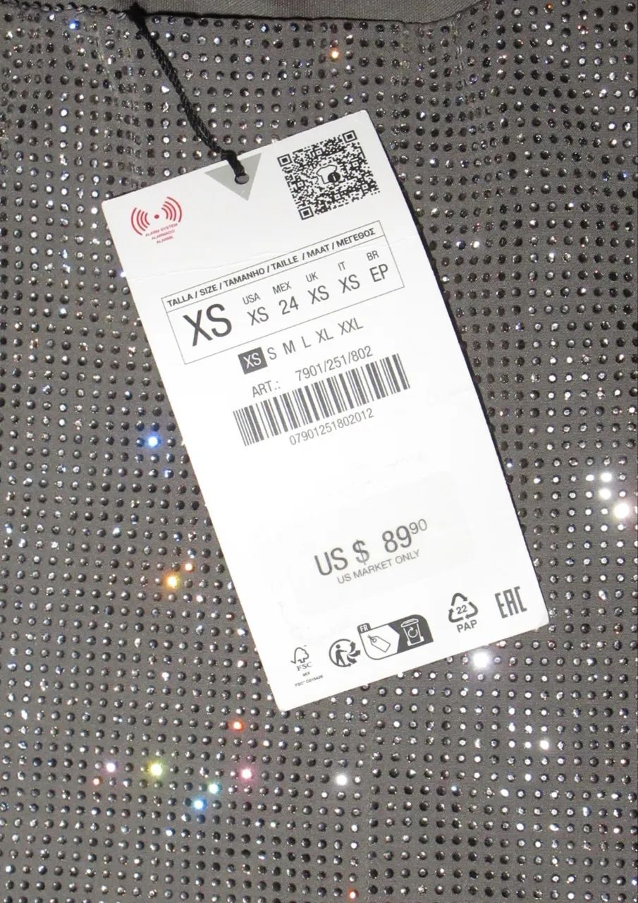 VESTIDO ZARA BRILHOSO - Foto 5