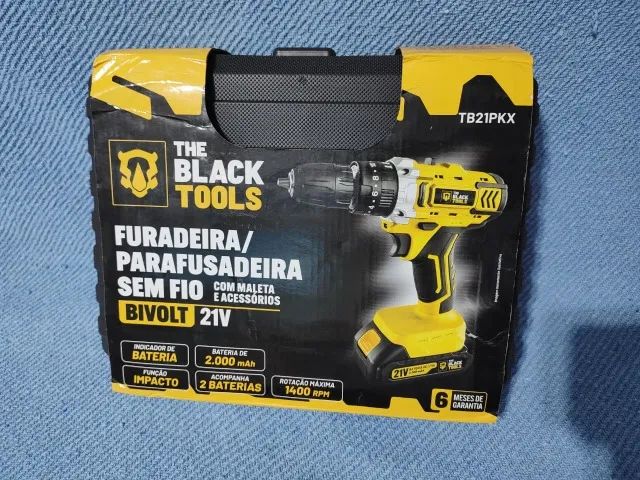 Furadeira E Parafusadeira De Impacto 2 Baterias 21v 3/8 TB21PKX