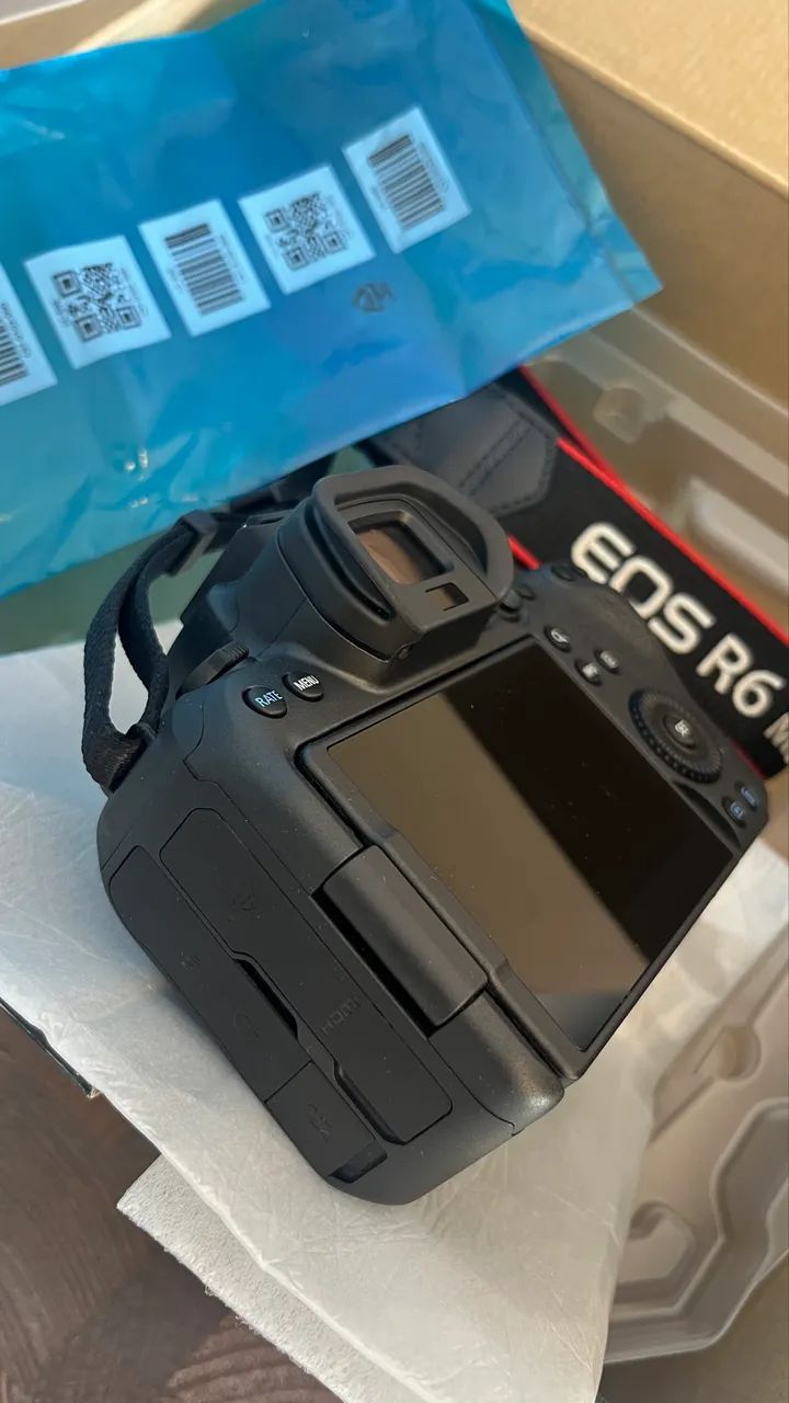Câmera Cânon RF R6 Mark II - Praticamente Nova - Foto 5
