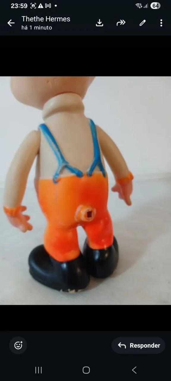 Boneco Topo Gigio raridade - Foto 5