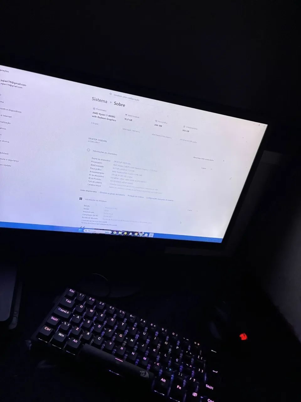  PC COMPLETO - RYZEN 5 4600G
