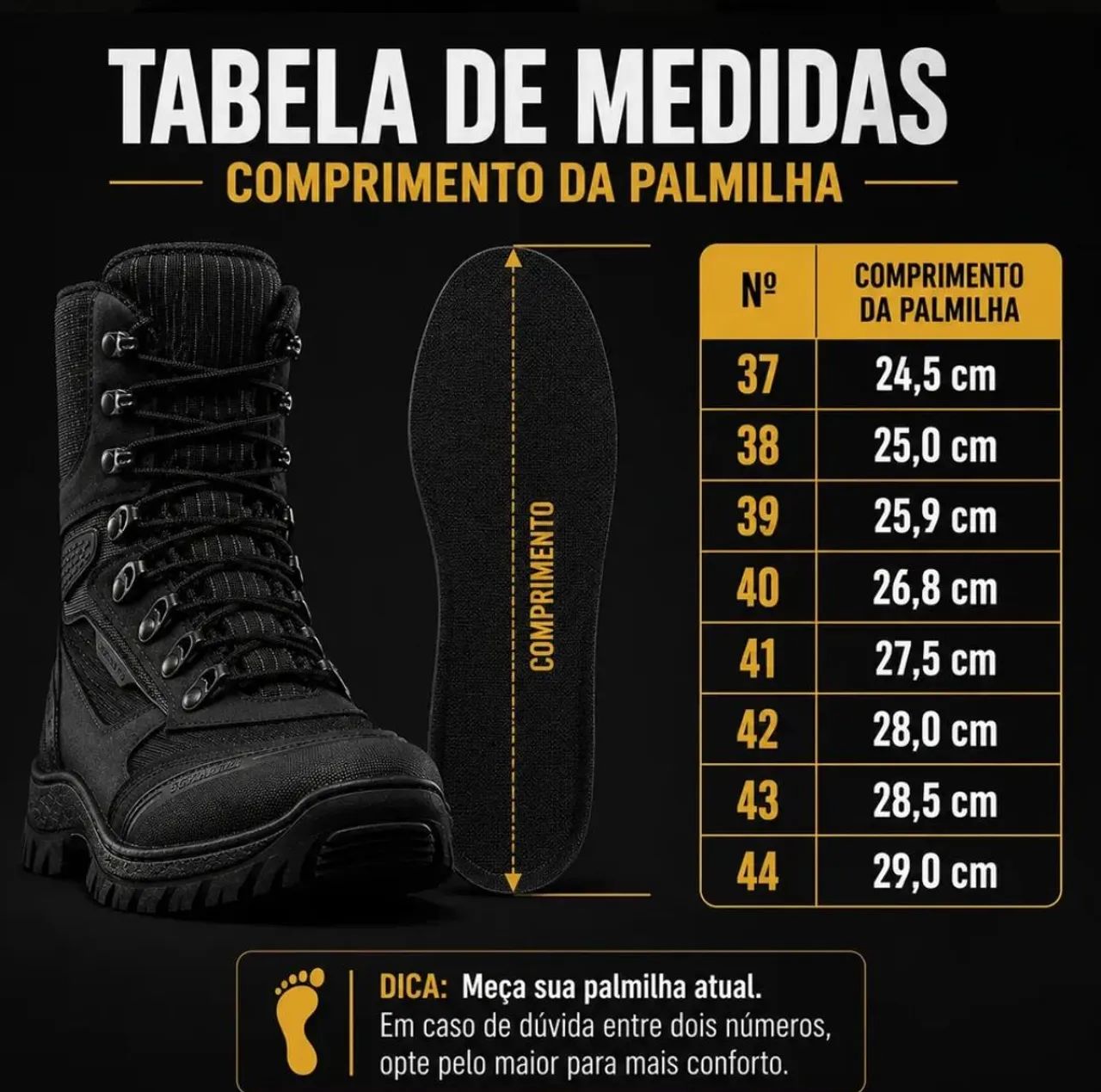 Bota tática com zíper tamanho 38 - Foto 5