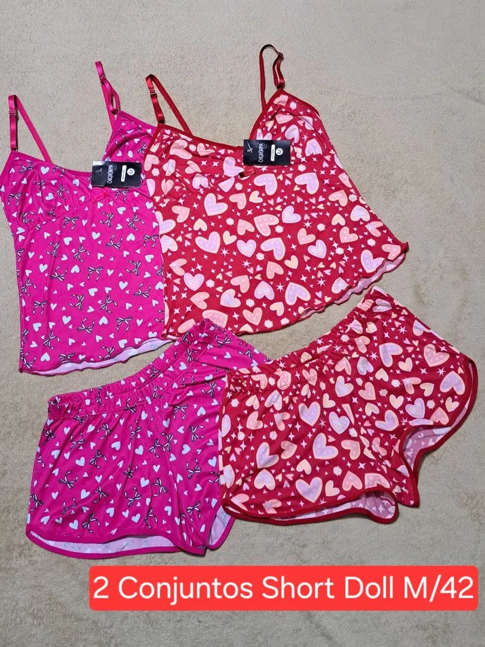 DOIS SHORT DOLL CURTO FEMININO 
