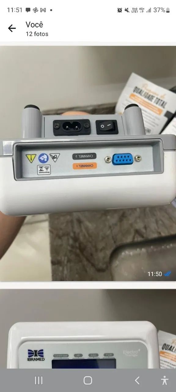 Eletroestimulador profissional dois canais 4 saídas  - Foto 3