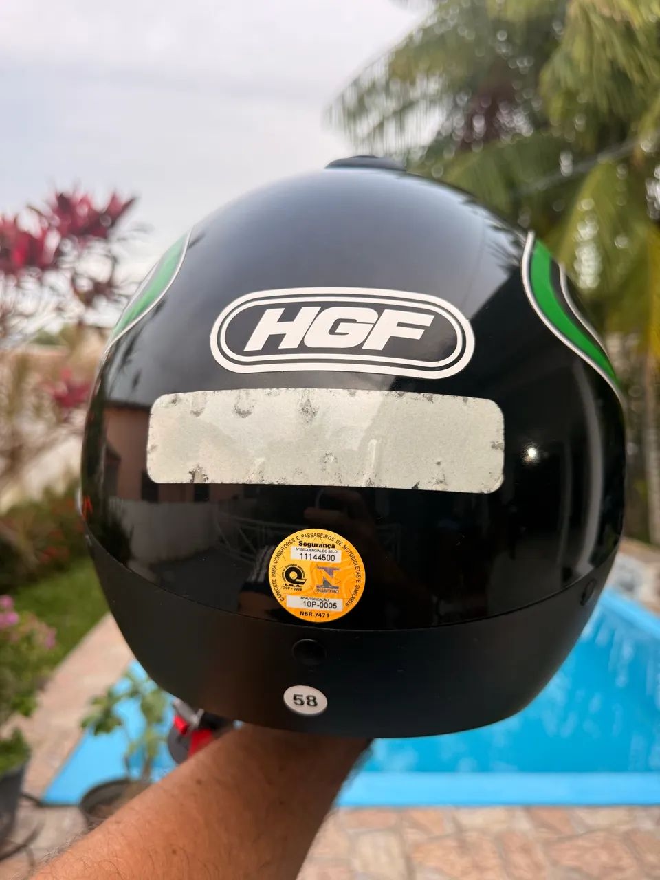 Capacete número 58 e 60 novo  - Foto 3