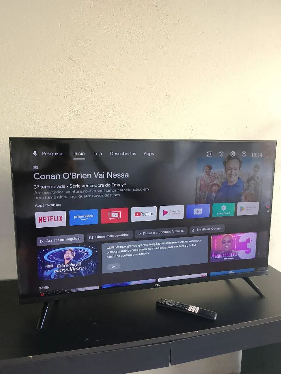 TV TCL SISTEMA ANDROID, 11 MESES DE USO, 40 POLEGADAS, CONTROLE ORIGINAL, COMANDO DE VOZ.