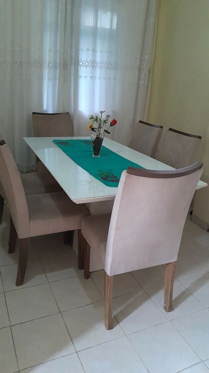 Mesa de jantar 6 cadeiras - Foto 3
