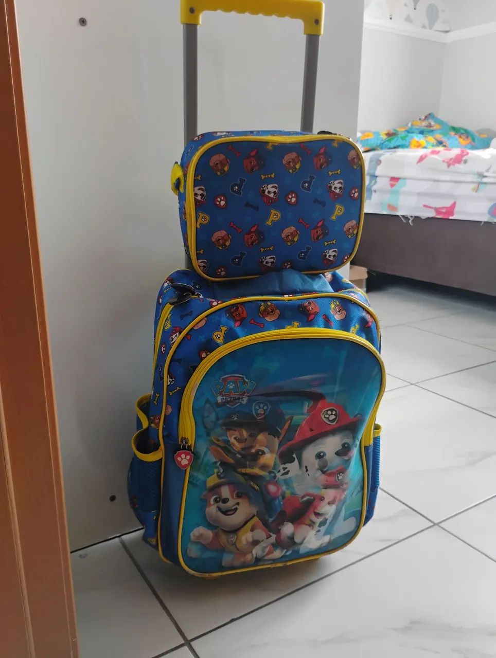 Kit bolsa e lancheira patrulha canina 