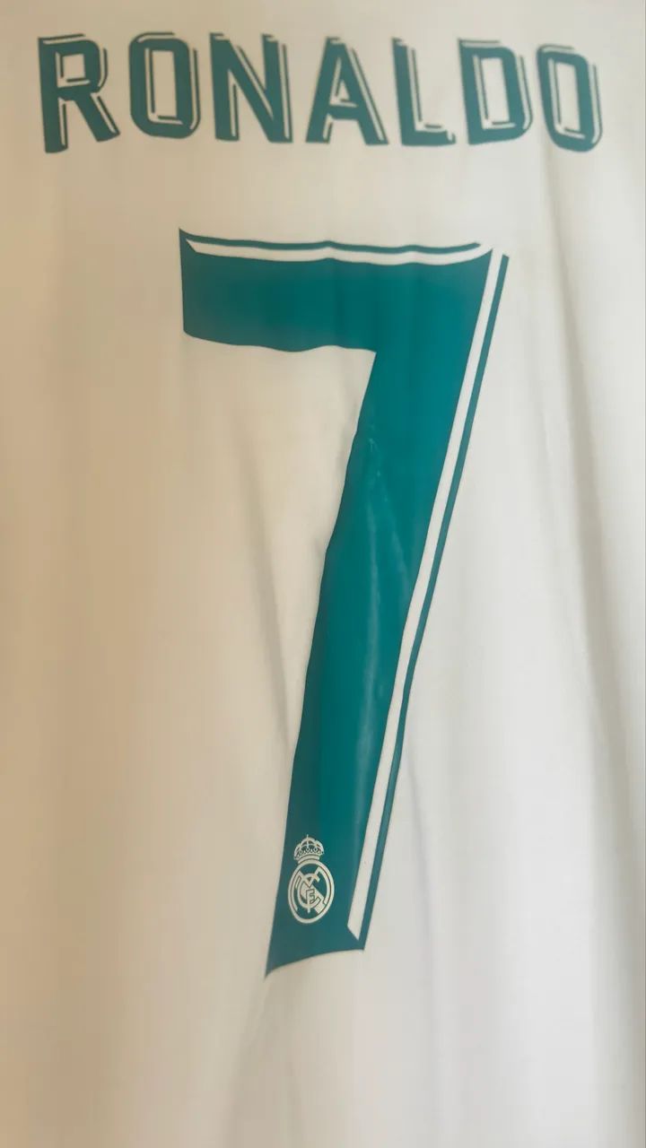 Camisa Real Madrid CR7 ORIGINAL TAM G relíquia  - Foto 3