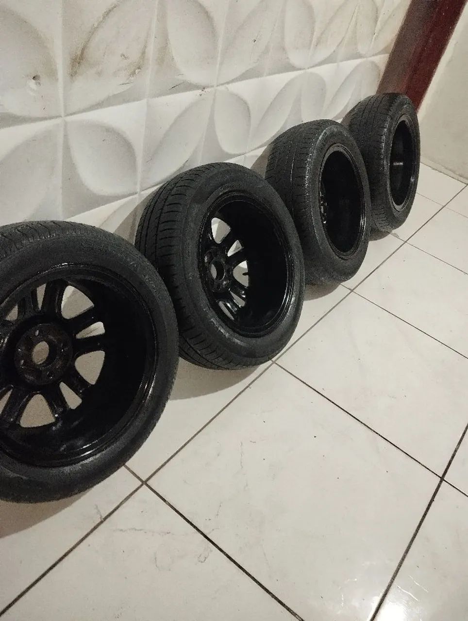 Vende-se rodas 15 liga leve coração 4 x 100 dá no gol Palio Fiat Chevrolet na Caucaia Ret - Foto 5