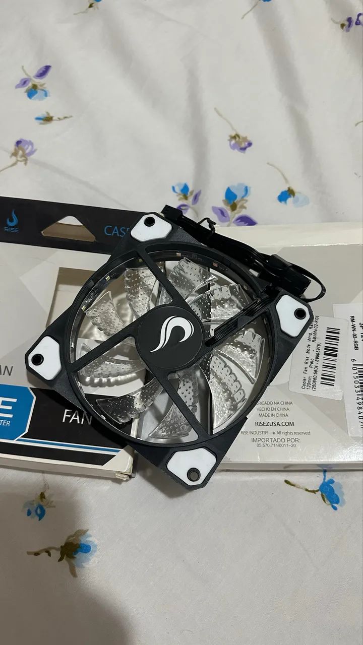 COOLER FAN DE COMPUTADOR COM RGB - Foto 3