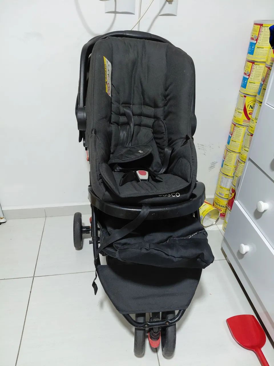 Carrinho de Bebê e bebê conforto  - Foto 4