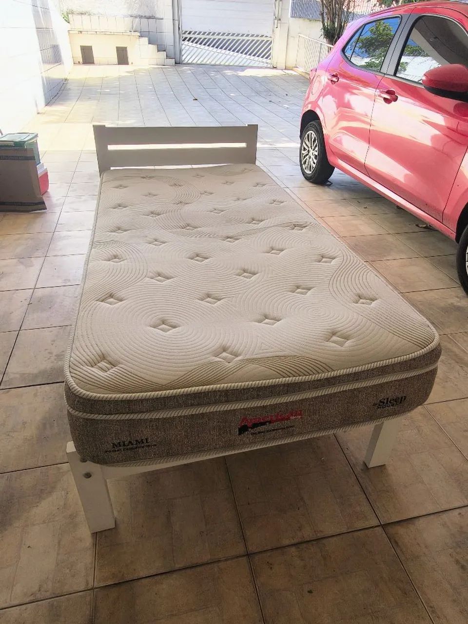 Cama de solteiro com colchão  - Foto 3