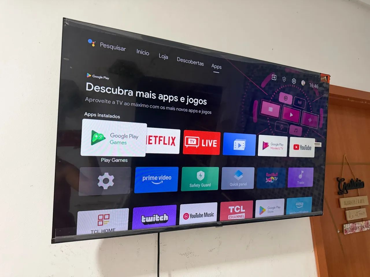 TV 43 SMART TCL ANDROID , entrego, no plástico  - Foto 3