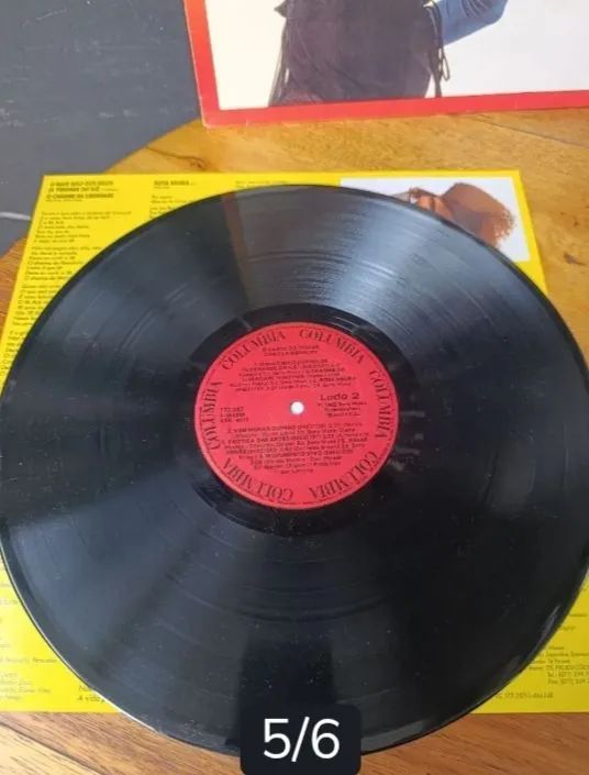 Disco de vinil LP Daniela Mercury A Cor da Cidade. Raridade! Com encarte! - Foto 5