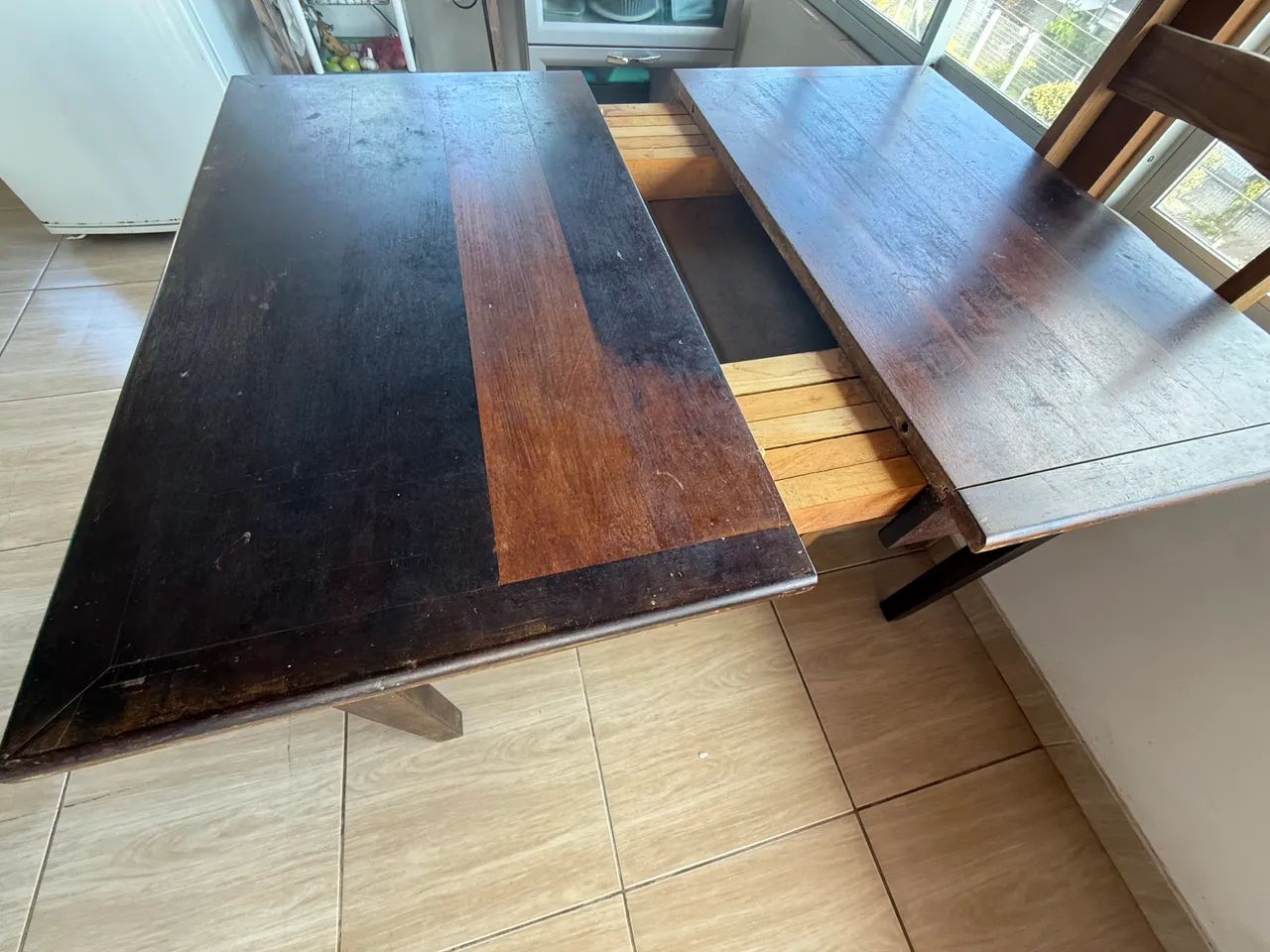 Conjunto de mesa extensível com cadeiras  - Foto 5