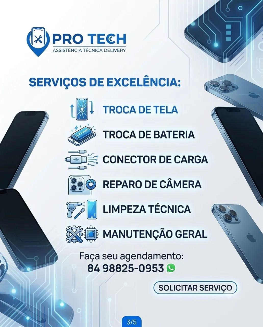Manutenção em aparelhos celular em até 1h