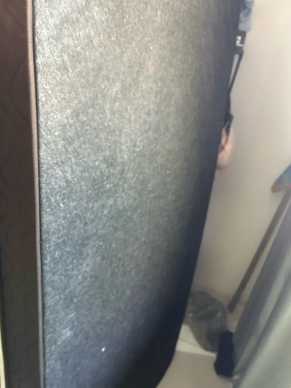 Cama Box com colchão mola ensacadas seminovo  - Foto 4
