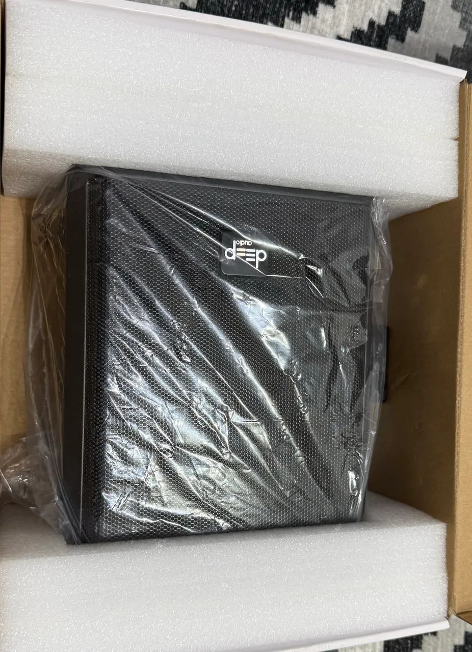 Caixa Slim Amplificada Deep 200w Rms Sub 6x8 Pol Universal - Foto 4