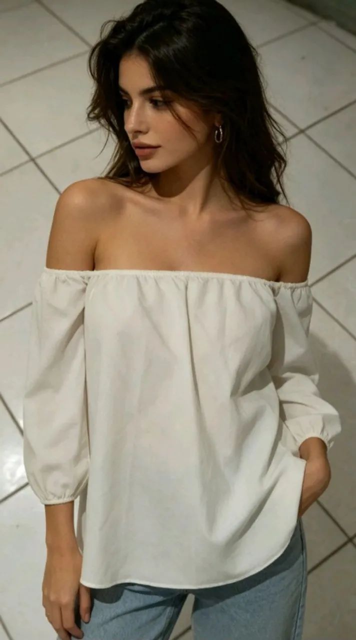 Blusa manga longa despojada