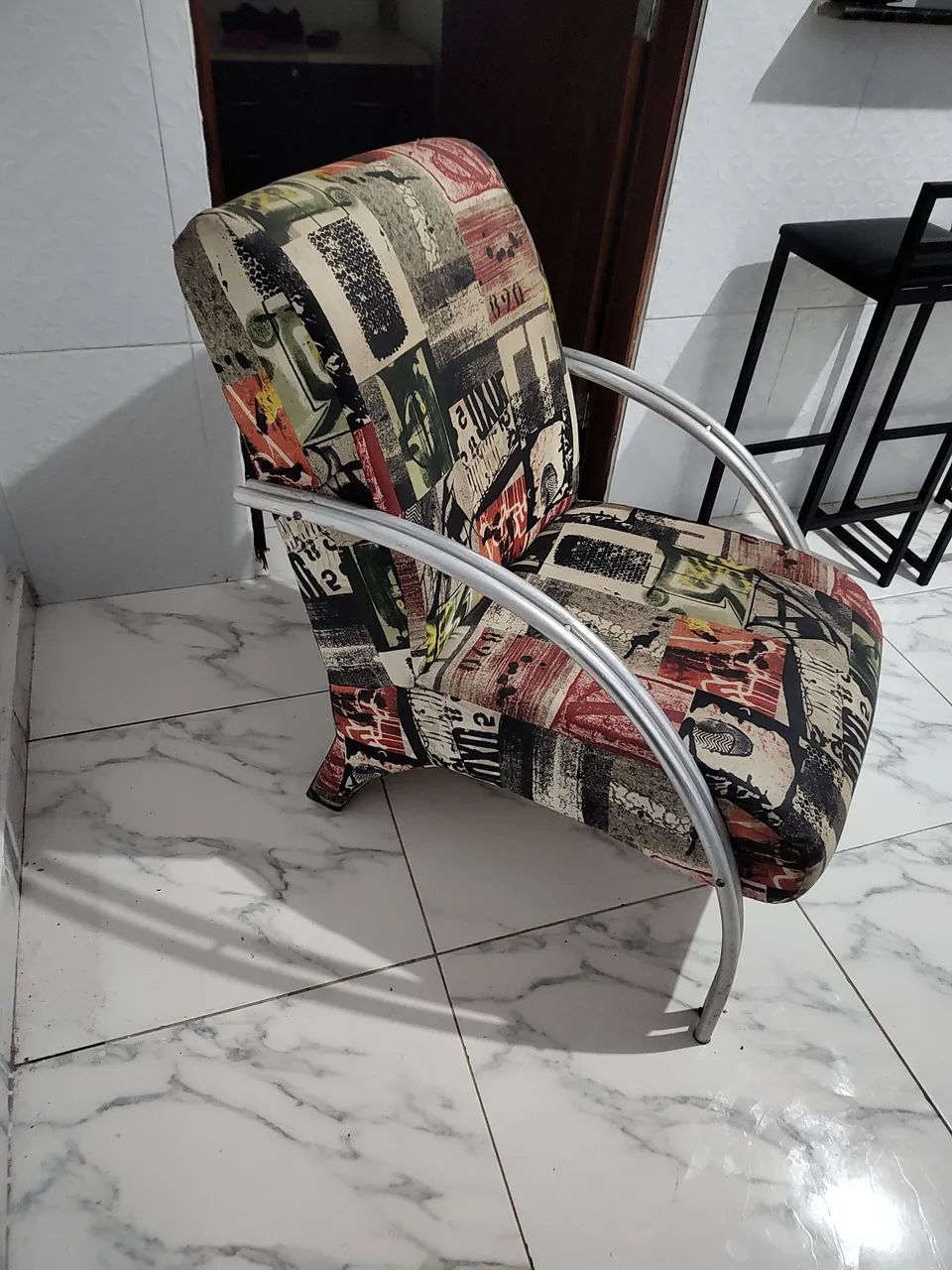 Poltronas duplas em alumínio - Foto 2