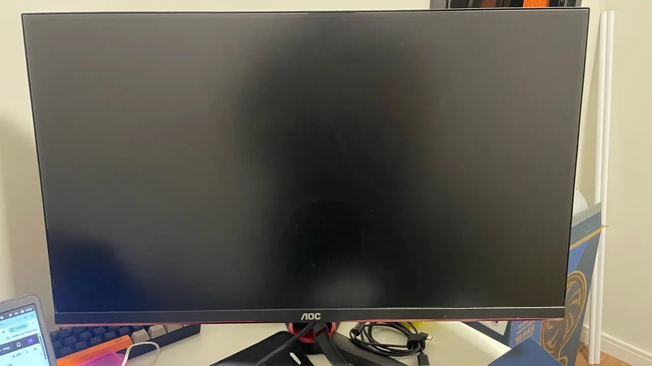 Monitor Gamer AOC 27" 75Hz - Perfeito Estado, 1 Ano de Uso - Foto 3