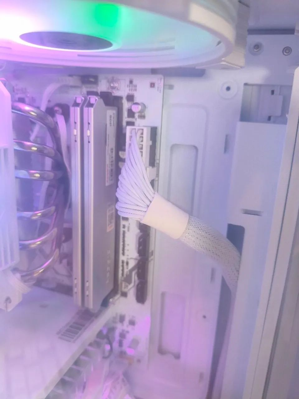 PC Gamer Full White 8GB, Ryzen e RX 580 - Foto 3